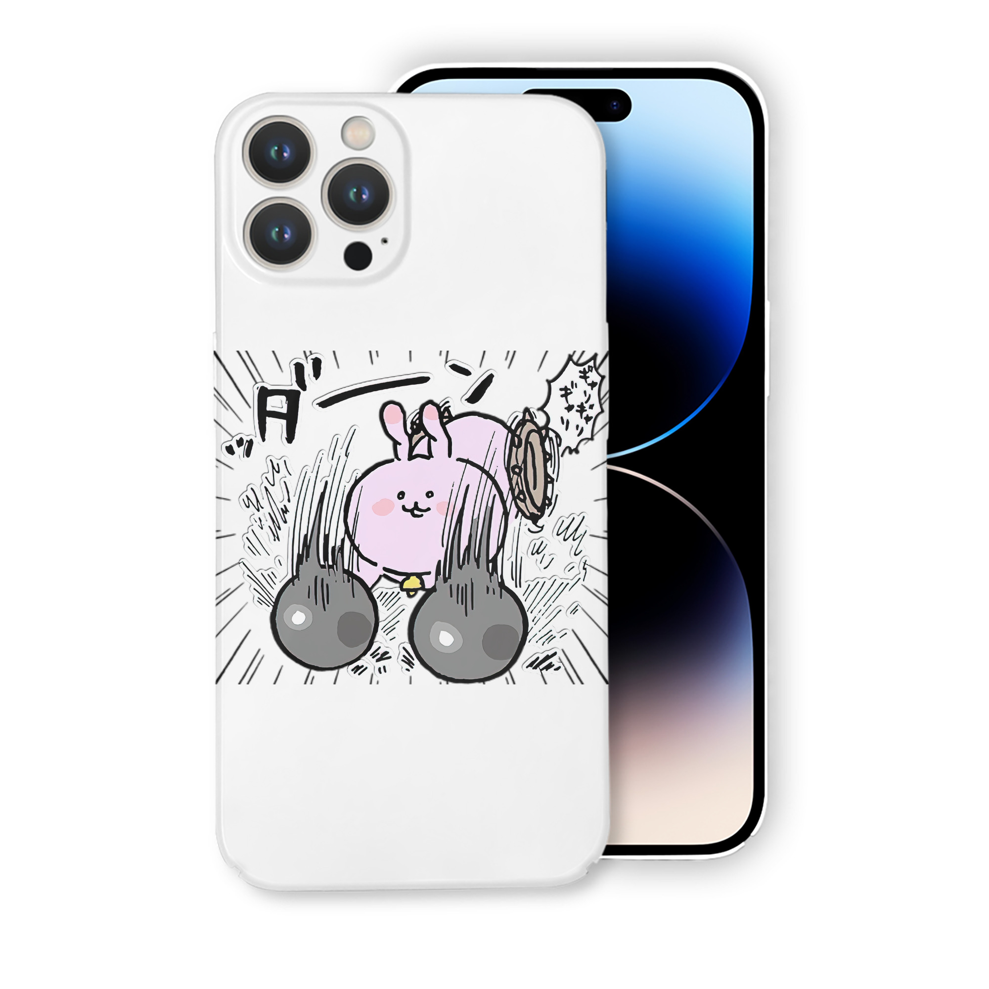 （画像用） ちいかわ うさぎ Chii-kawa usagi 【iPhone 14シリーズ対応】ハードケース